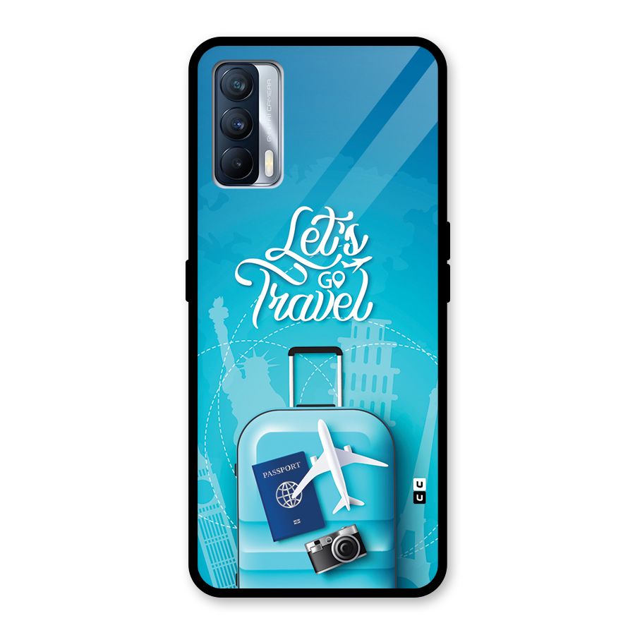 Awesome Travel Bag Glass Back Case for Realme X7
