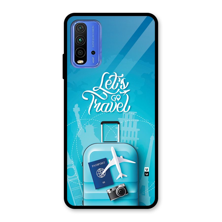 Awesome Travel Bag Glass Back Case for Redmi 9 Power