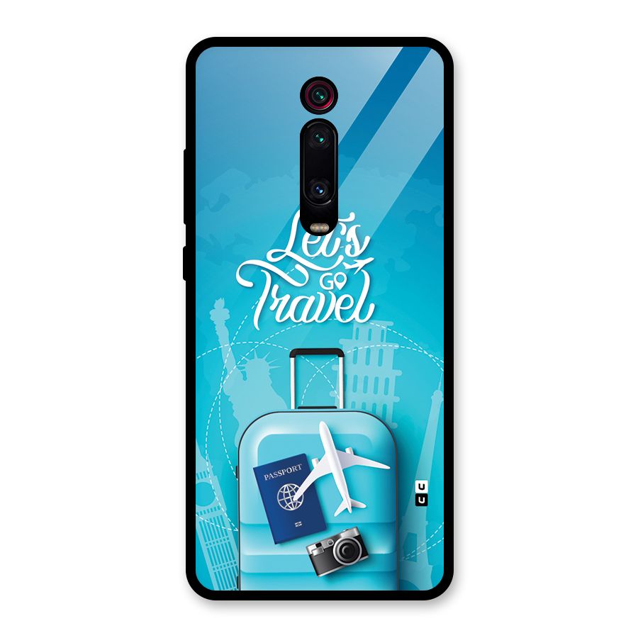Awesome Travel Bag Glass Back Case for Redmi K20 Pro