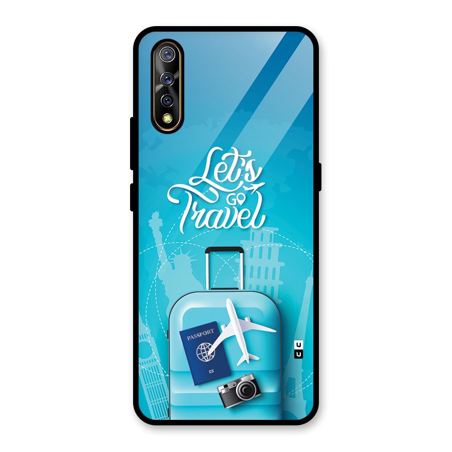 Awesome Travel Bag Glass Back Case for Vivo S1
