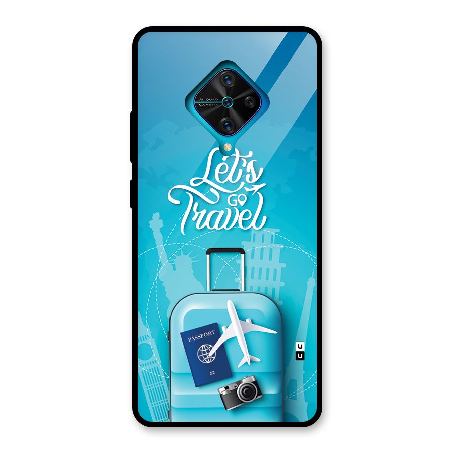 Awesome Travel Bag Glass Back Case for Vivo S1 Pro