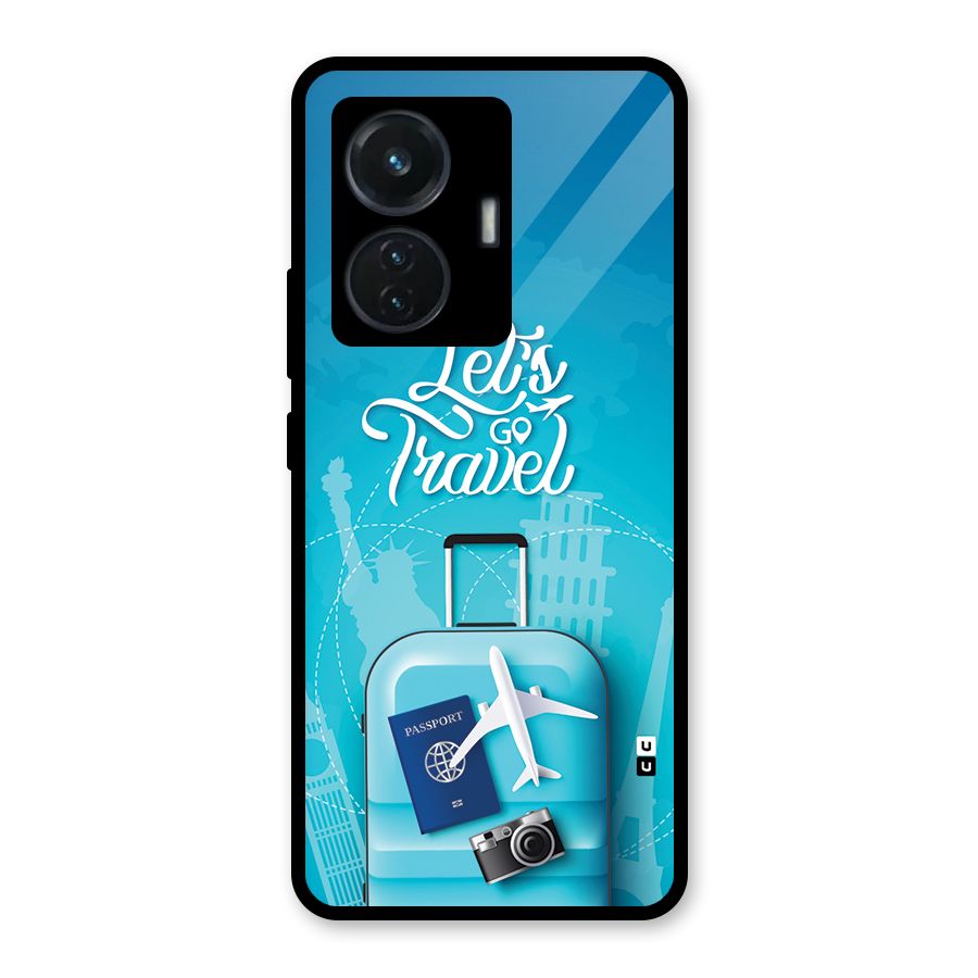 Awesome Travel Bag Glass Back Case for Vivo T1 44W