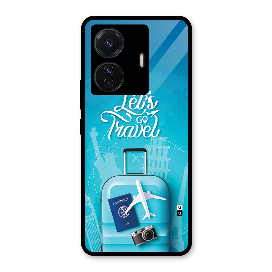 Awesome Travel Bag Glass Back Case for Vivo T1 Pro