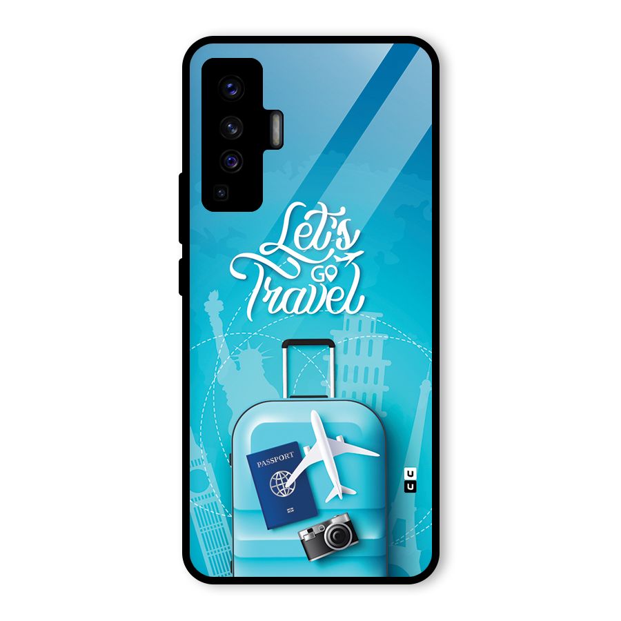 Awesome Travel Bag Glass Back Case for Vivo X50