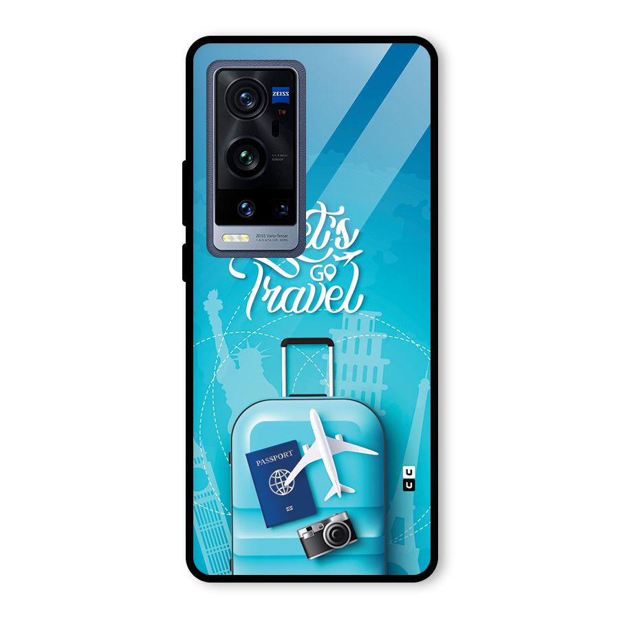 Awesome Travel Bag Glass Back Case for Vivo X60 Pro Plus