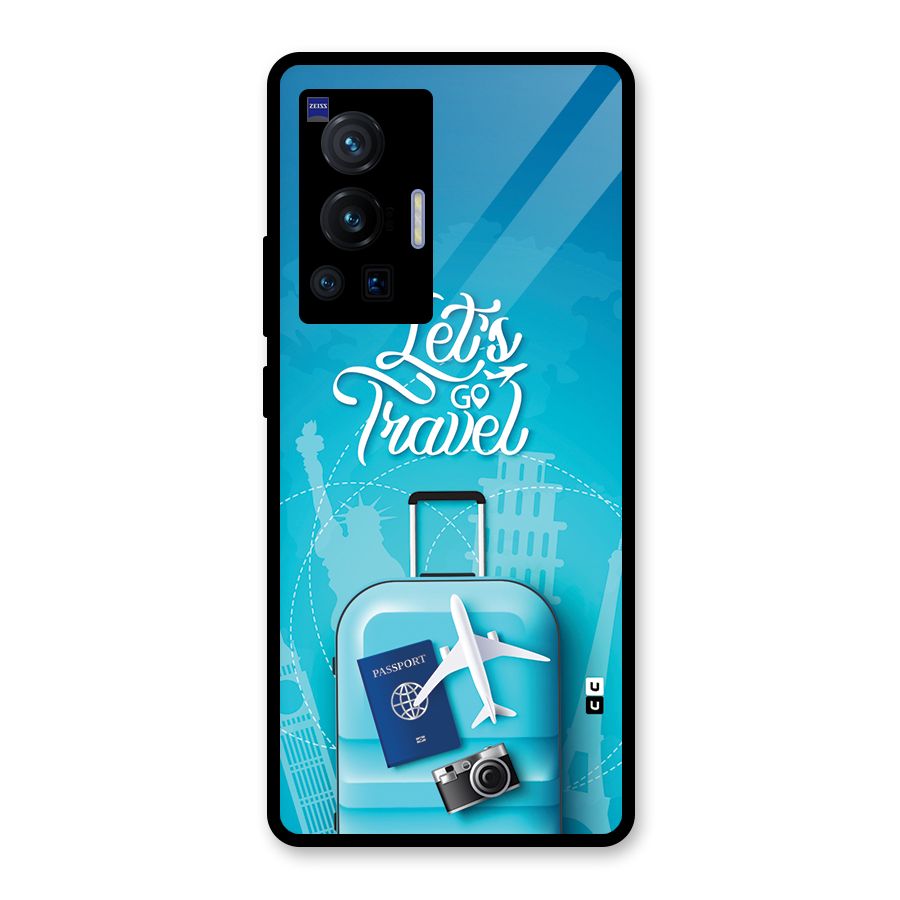 Awesome Travel Bag Glass Back Case for Vivo X70 Pro