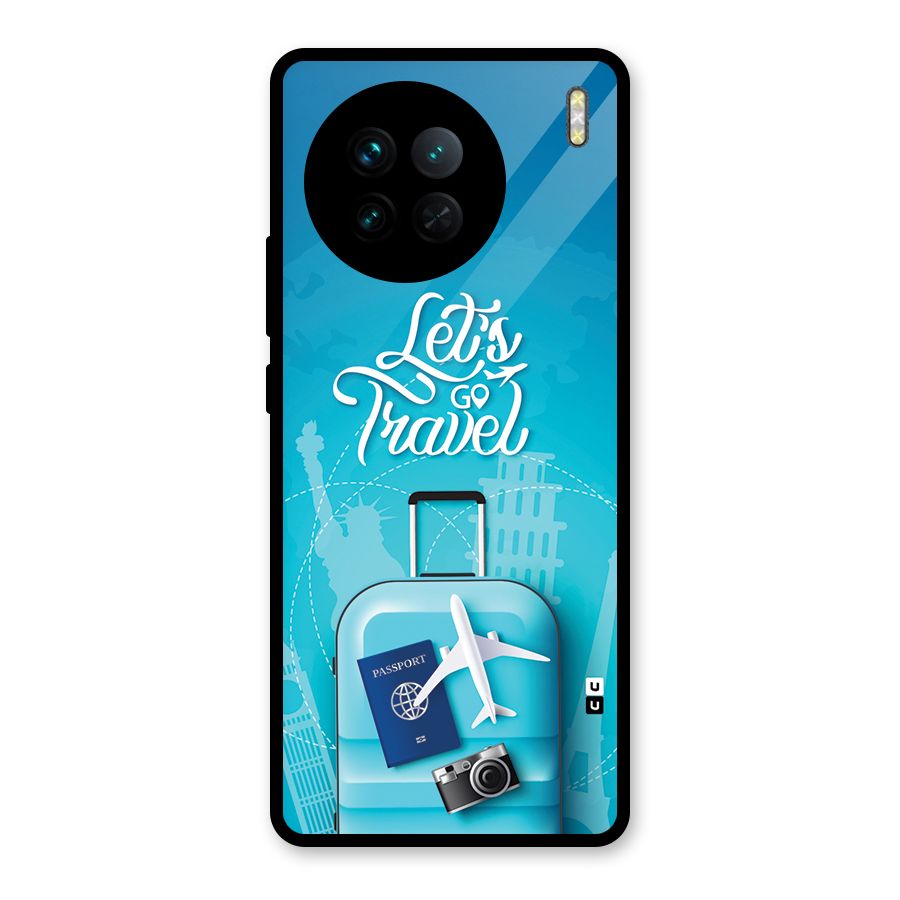 Awesome Travel Bag Glass Back Case for Vivo X90
