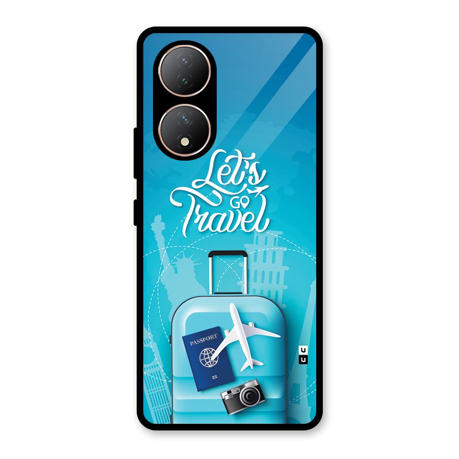 Awesome Travel Bag Glass Back Case for Vivo Y100A