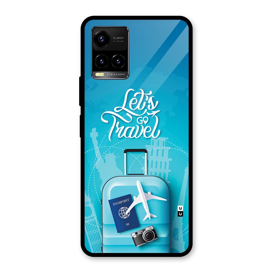 Awesome Travel Bag Glass Back Case for Vivo Y21T