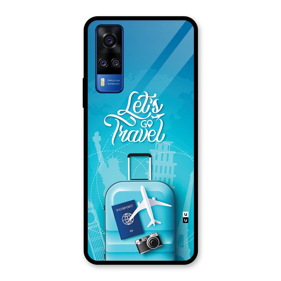 Awesome Travel Bag Glass Back Case for Vivo Y31