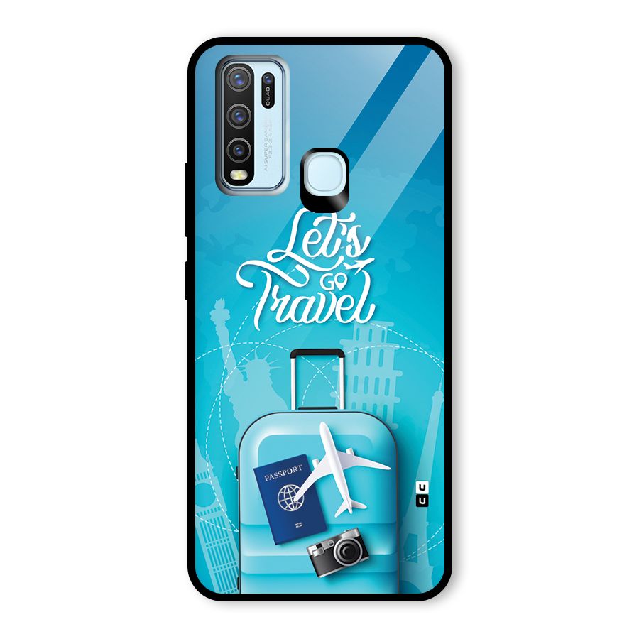 Awesome Travel Bag Glass Back Case for Vivo Y50