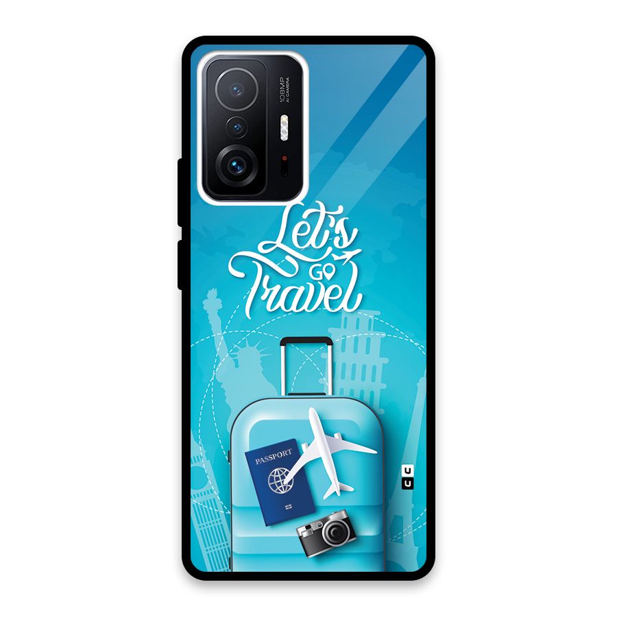Awesome Travel Bag Glass Back Case for Xiaomi 11T Pro