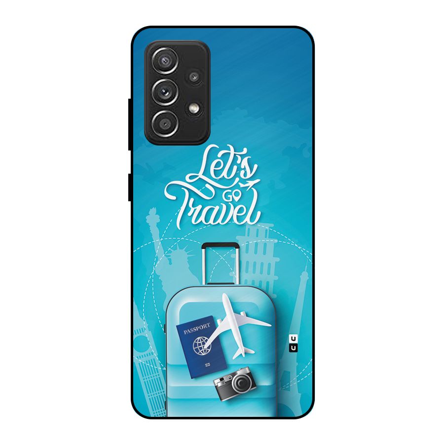 Awesome Travel Bag Metal Back Case for Galaxy A52