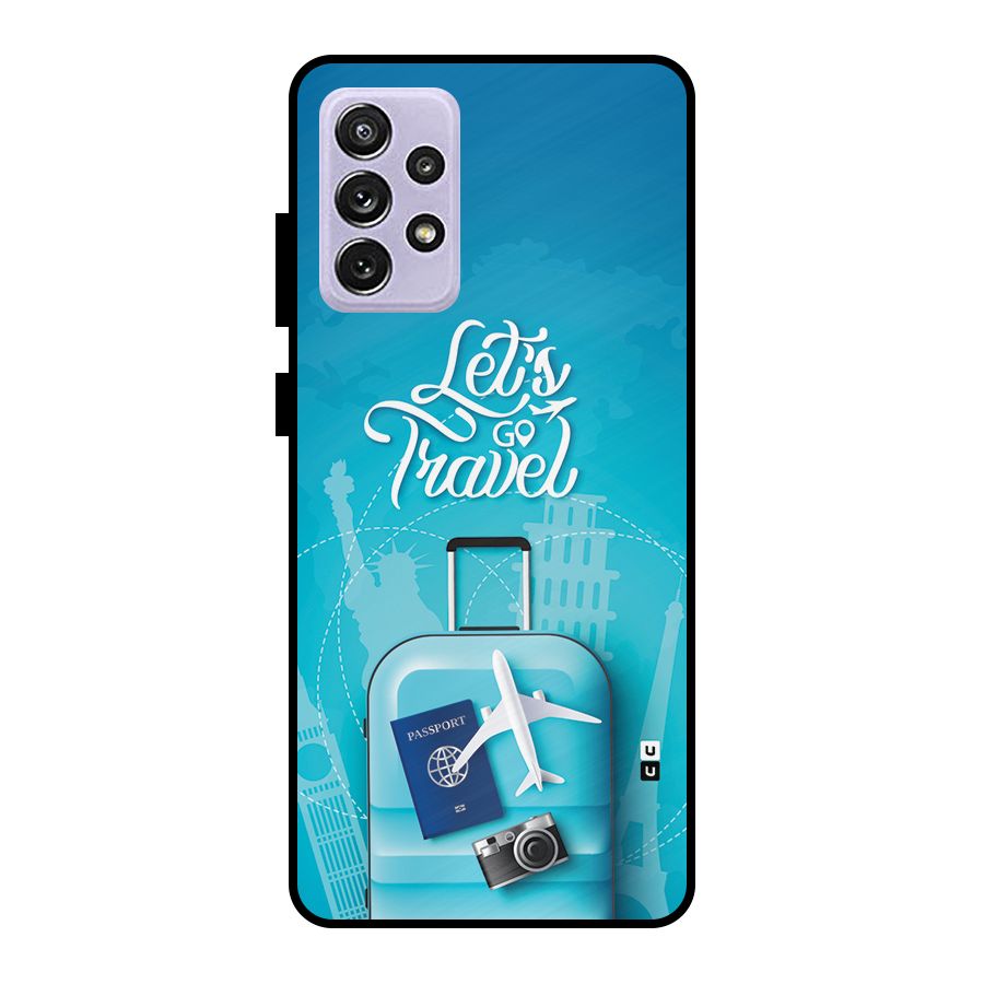 Awesome Travel Bag Metal Back Case for Galaxy A72