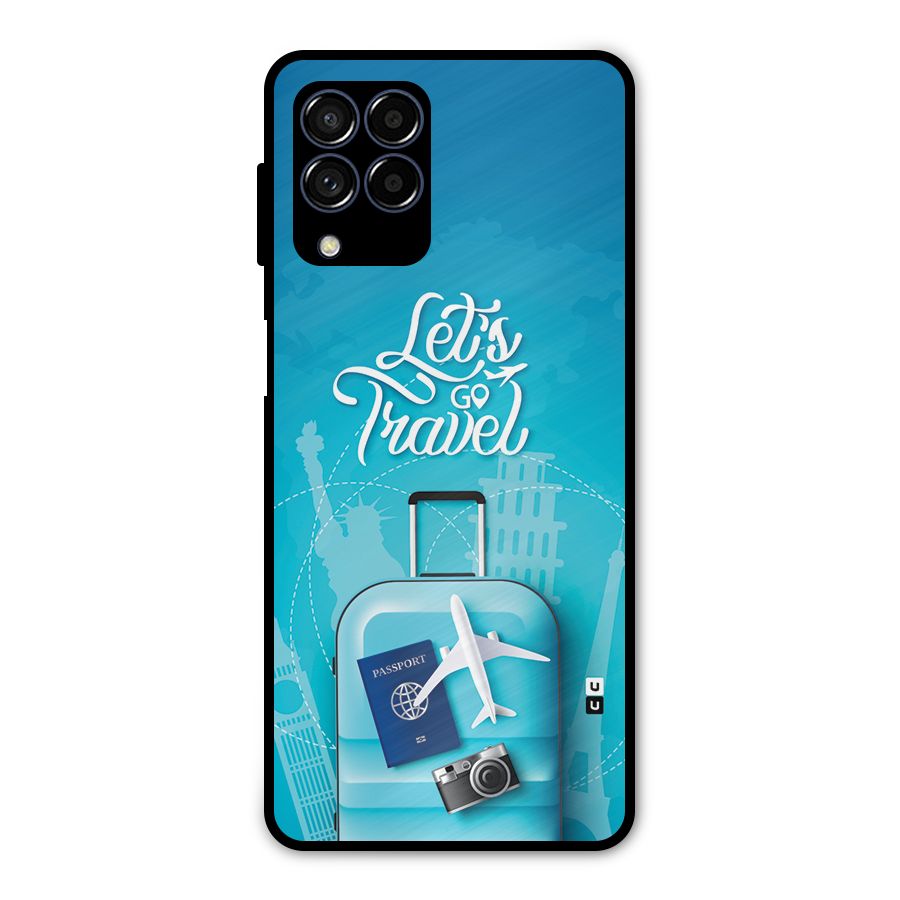 Awesome Travel Bag Metal Back Case for Galaxy M53 5G