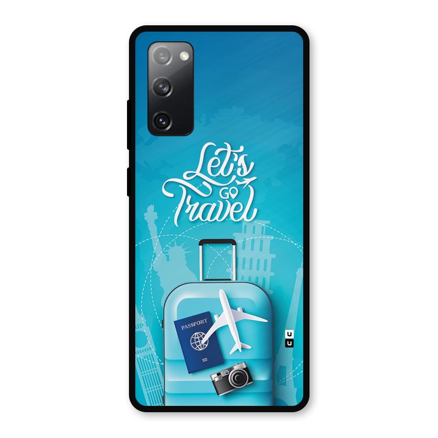Awesome Travel Bag Metal Back Case for Galaxy S20 FE