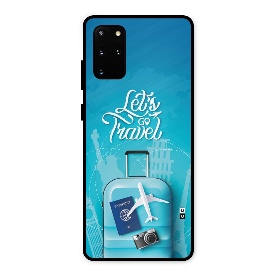 Awesome Travel Bag Metal Back Case for Galaxy S20 Plus