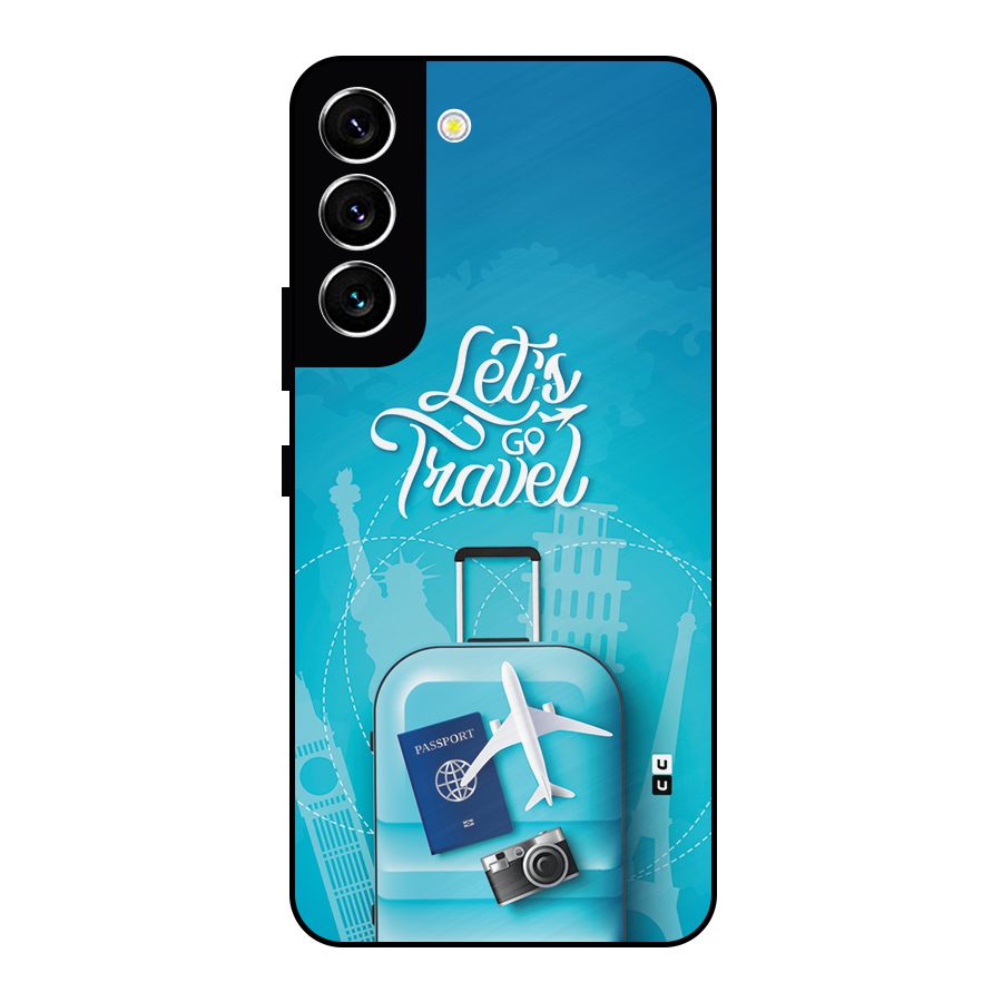 Awesome Travel Bag Metal Back Case for Galaxy S22 5G