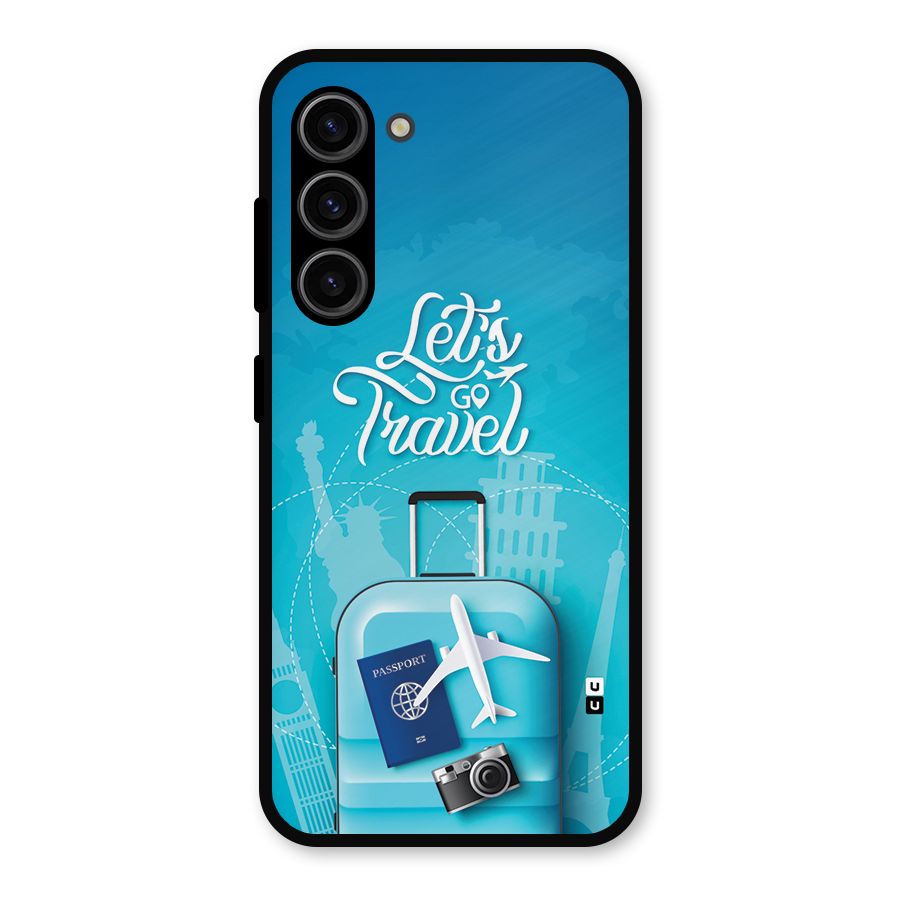 Awesome Travel Bag Metal Back Case for Galaxy S23