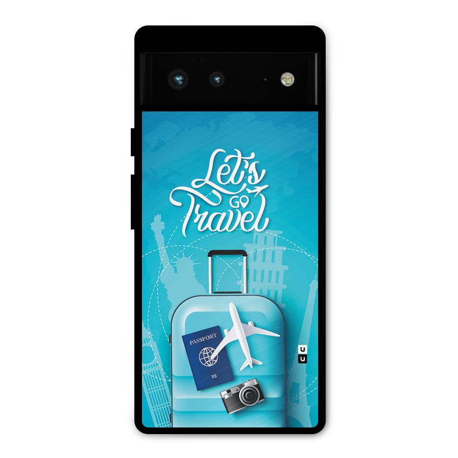 Awesome Travel Bag Metal Back Case for Google Pixel 6