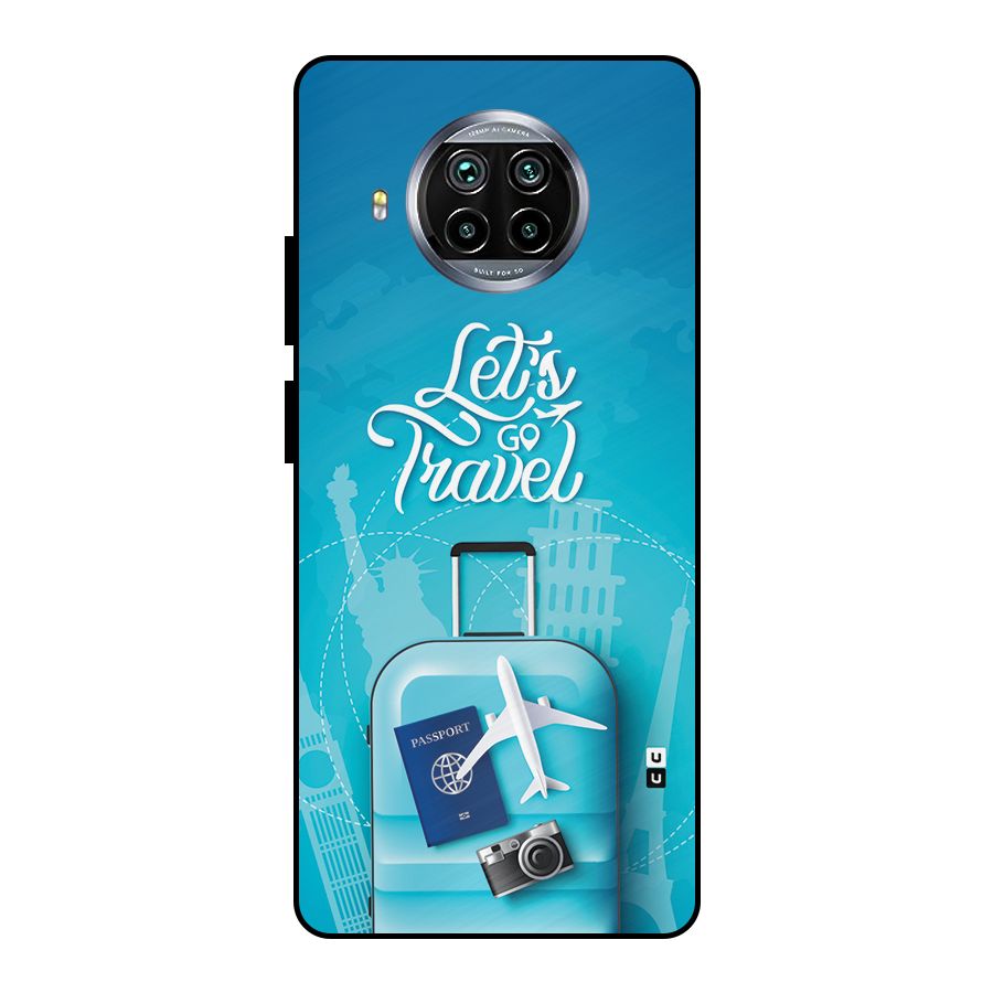 Awesome Travel Bag Metal Back Case for Mi 10i