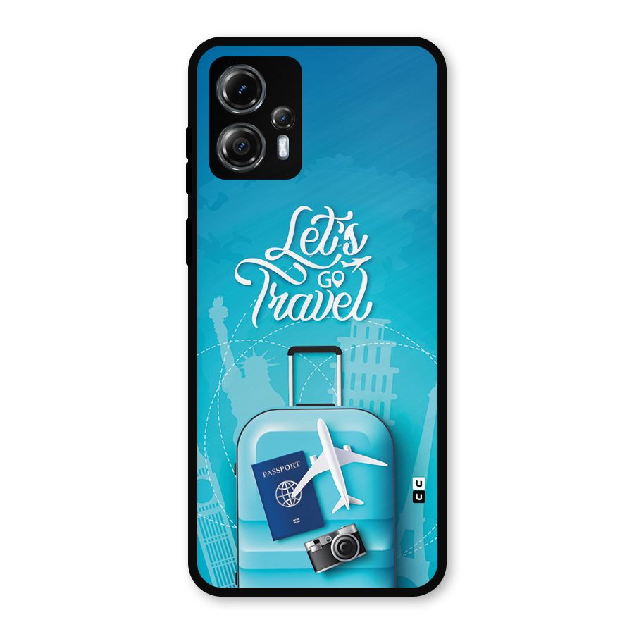 Awesome Travel Bag Metal Back Case for Moto G13