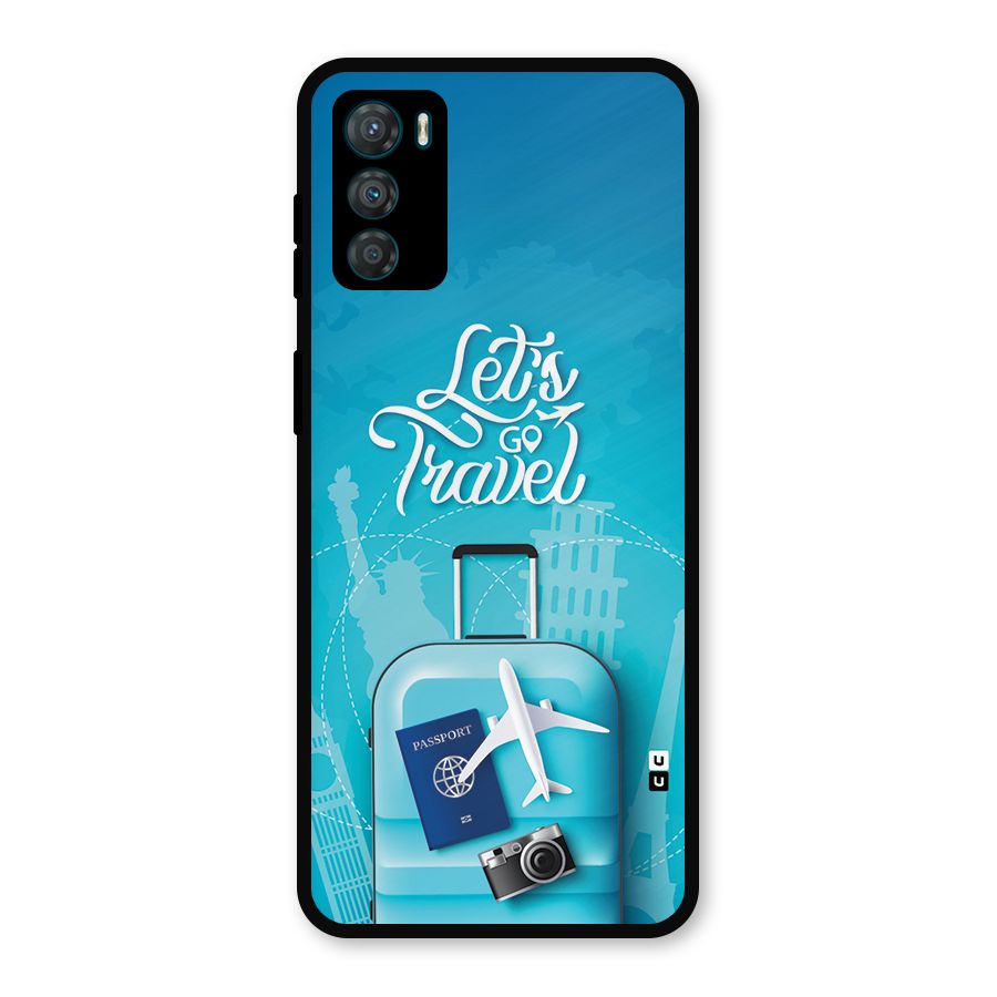 Awesome Travel Bag Metal Back Case for Moto G42