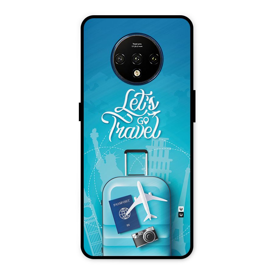 Awesome Travel Bag Metal Back Case for OnePlus 7T