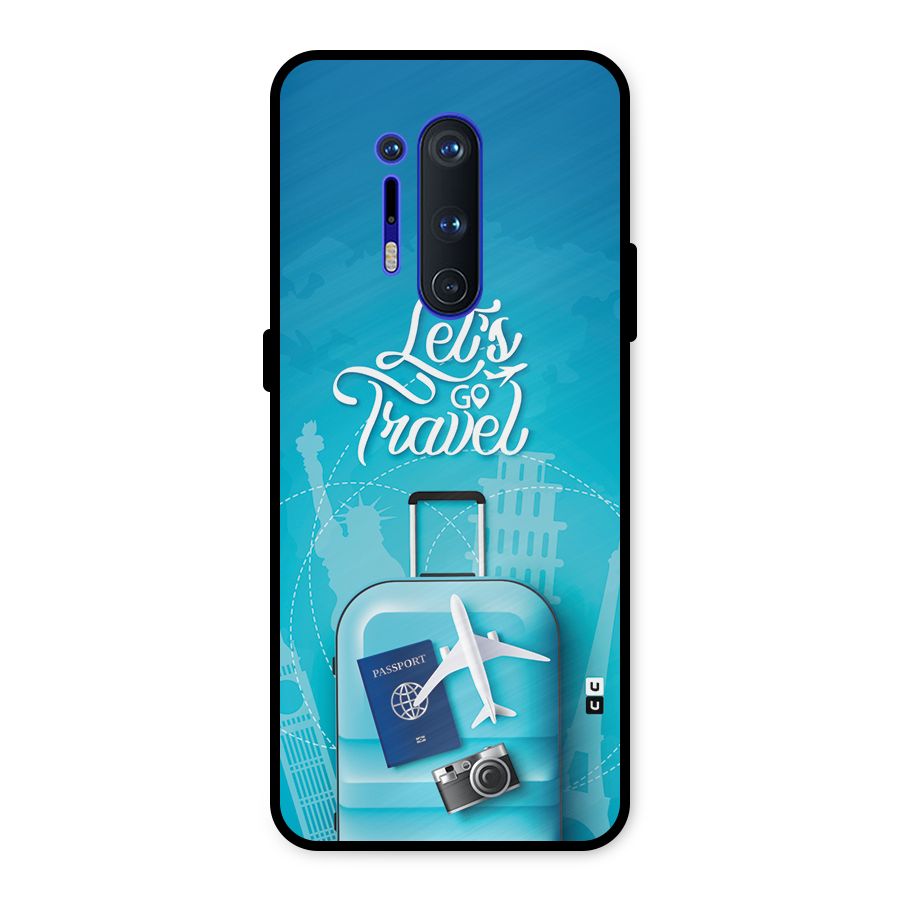 Awesome Travel Bag Metal Back Case for OnePlus 8 Pro