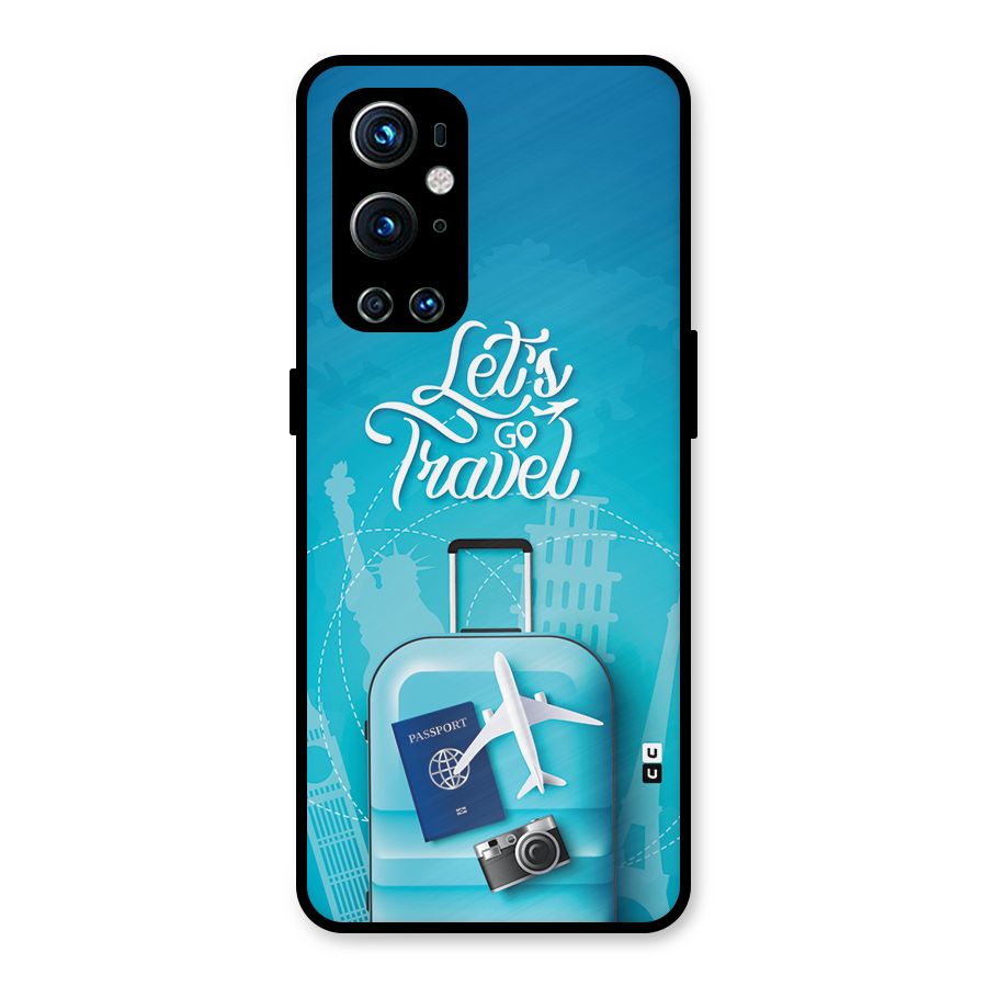 Awesome Travel Bag Metal Back Case for OnePlus 9 Pro