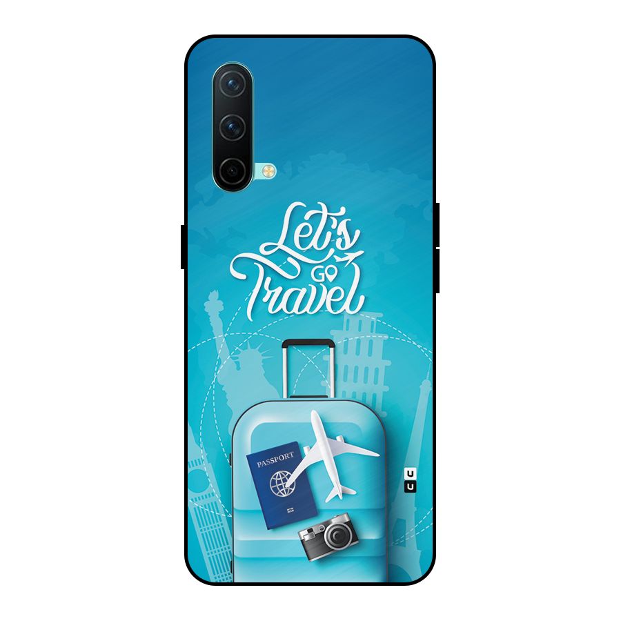 Awesome Travel Bag Metal Back Case for OnePlus Nord CE 5G