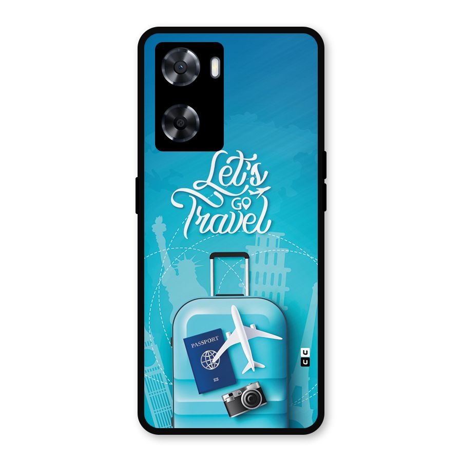 Awesome Travel Bag Metal Back Case for OnePlus Nord N20 SE