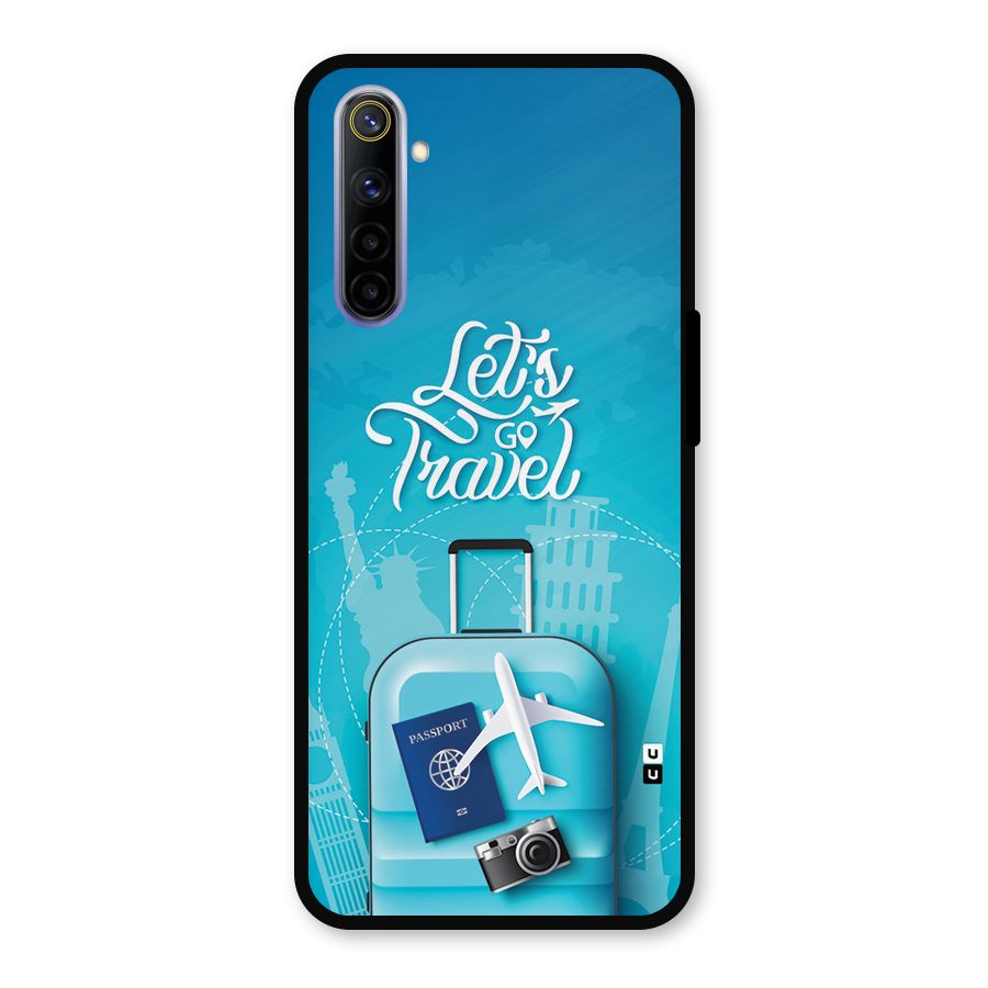 Awesome Travel Bag Metal Back Case for Realme 6i