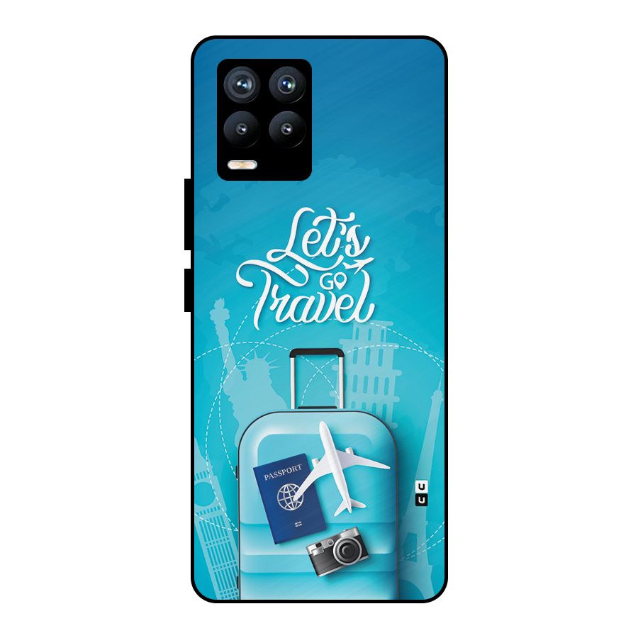 Awesome Travel Bag Metal Back Case for Realme 8 Pro