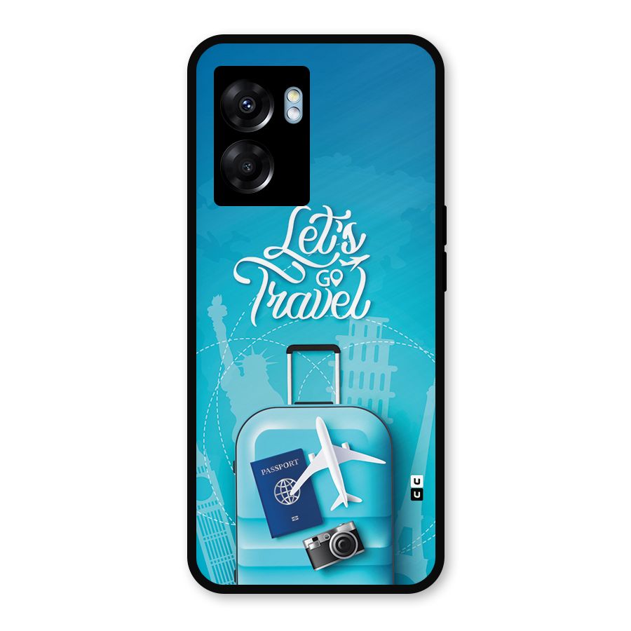 Awesome Travel Bag Metal Back Case for Realme Narzo 50 5G