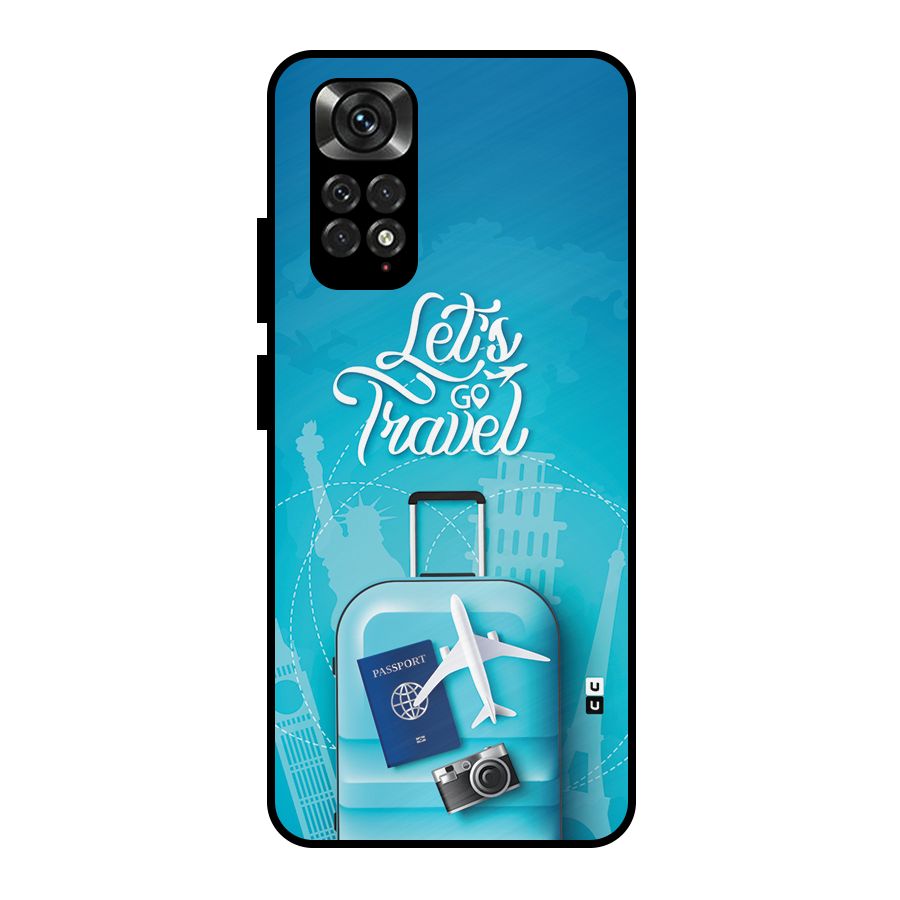 Awesome Travel Bag Metal Back Case for Redmi Note 11 Pro