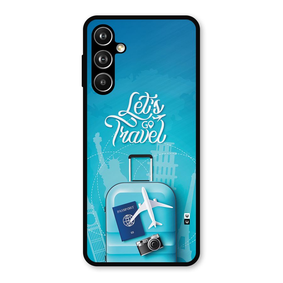 Awesome Travel Bag Metal Back Case for Samsung Galaxy M54