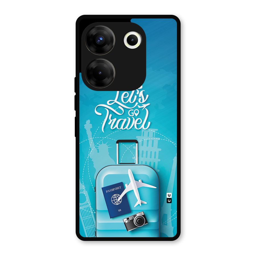 Awesome Travel Bag Metal Back Case for Tecno Camon 20