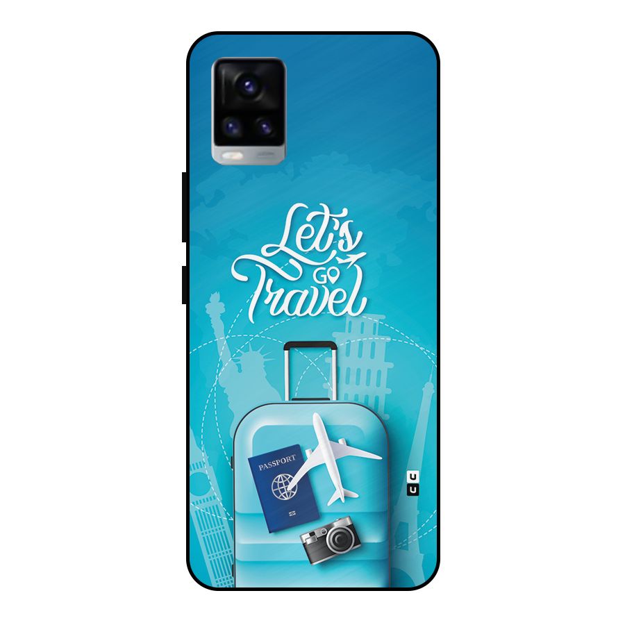 Awesome Travel Bag Metal Back Case for Vivo V20