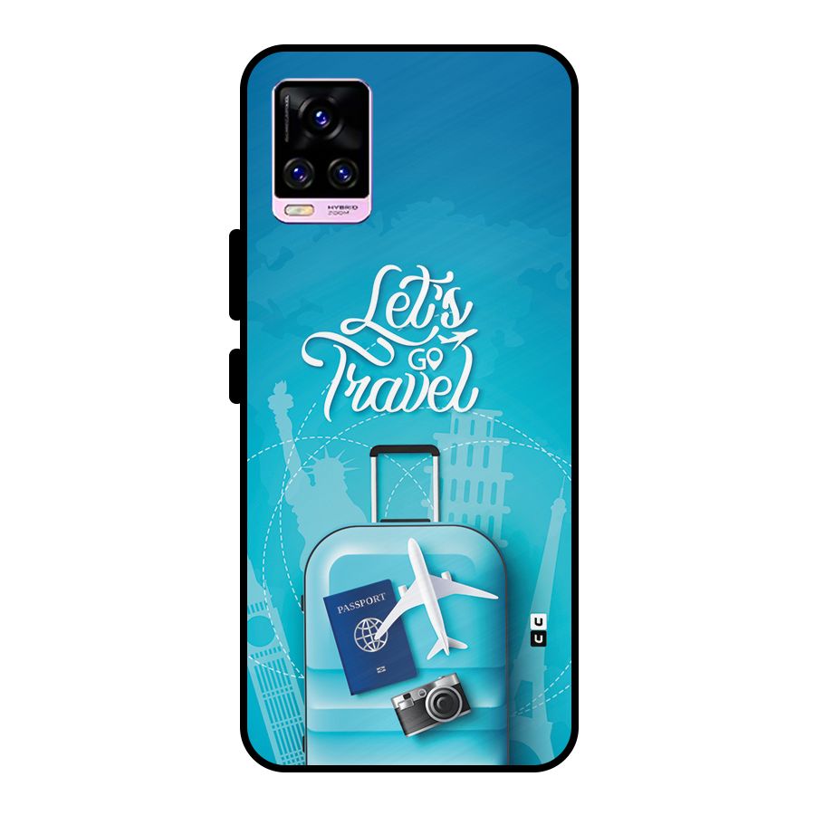 Awesome Travel Bag Metal Back Case for Vivo V20 Pro