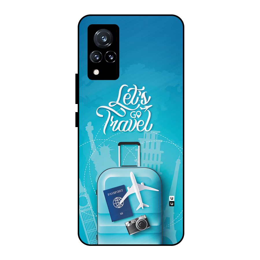 Awesome Travel Bag Metal Back Case for Vivo V21 5G