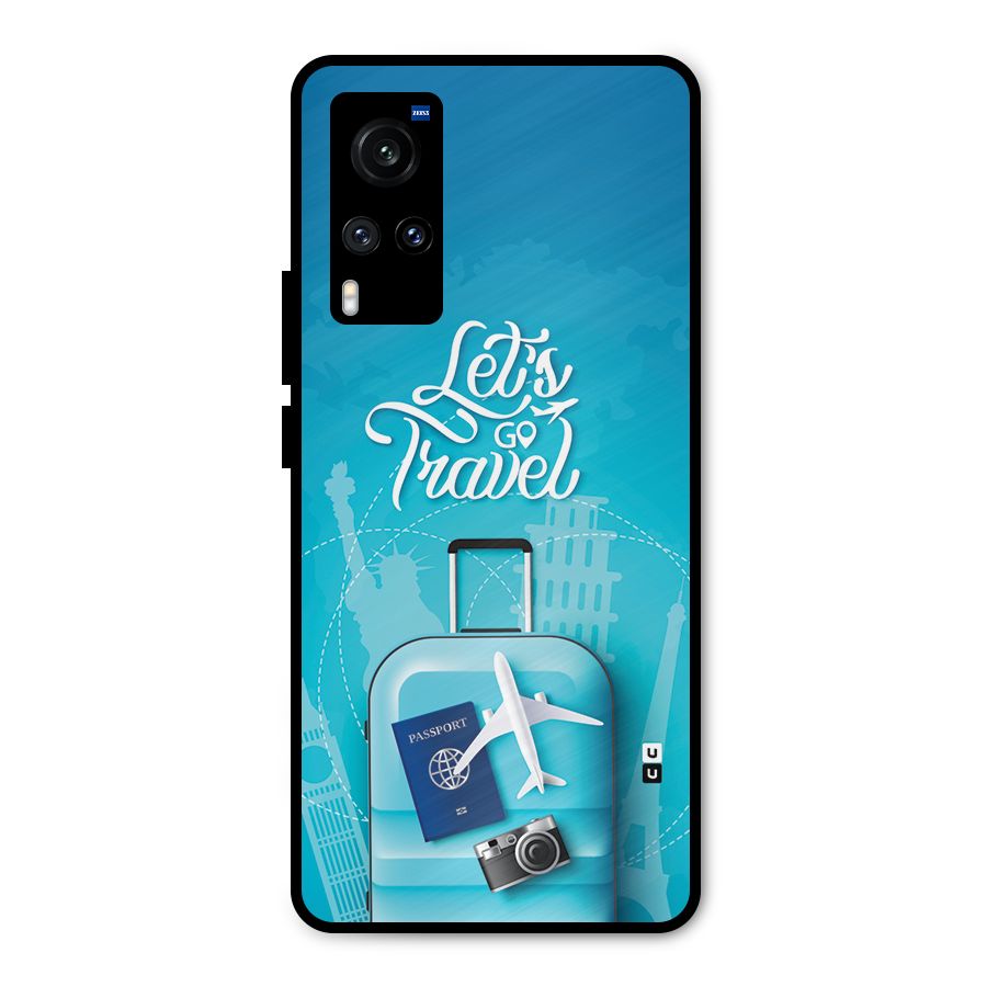 Awesome Travel Bag Metal Back Case for Vivo X60