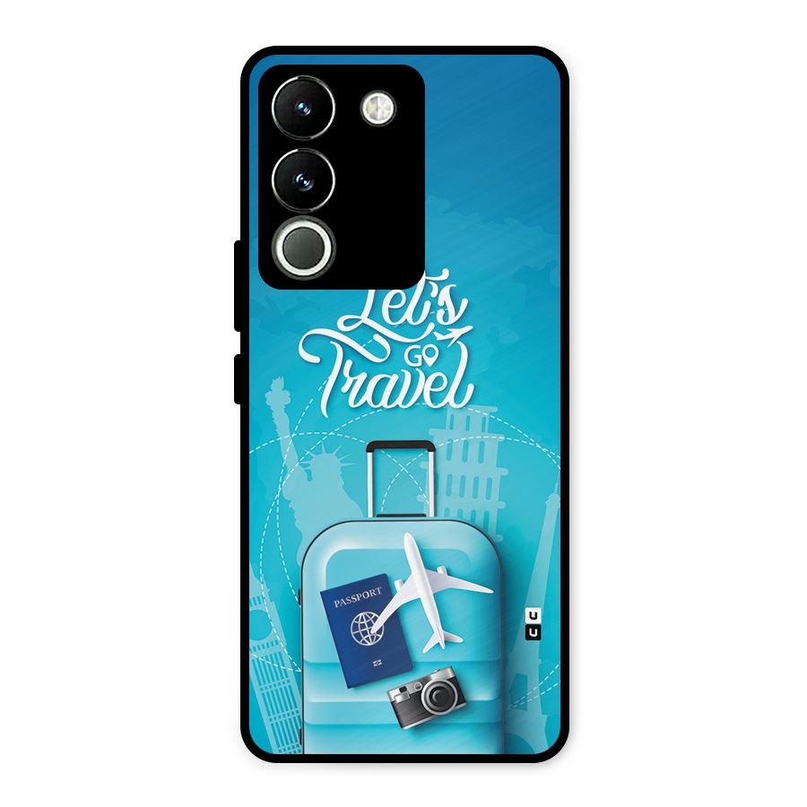 Awesome Travel Bag Metal Back Case for Vivo Y200
