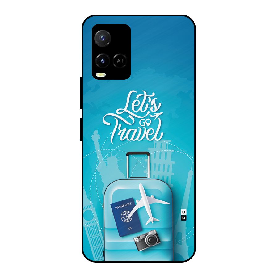Awesome Travel Bag Metal Back Case for Vivo Y21