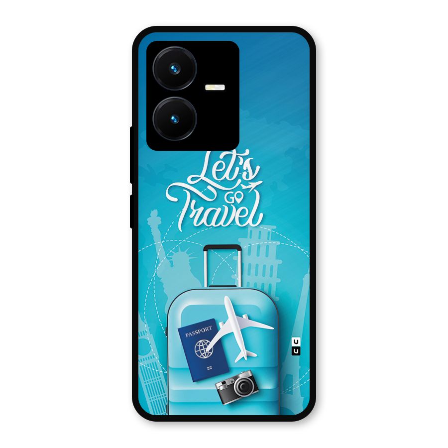 Awesome Travel Bag Metal Back Case for Vivo Y22