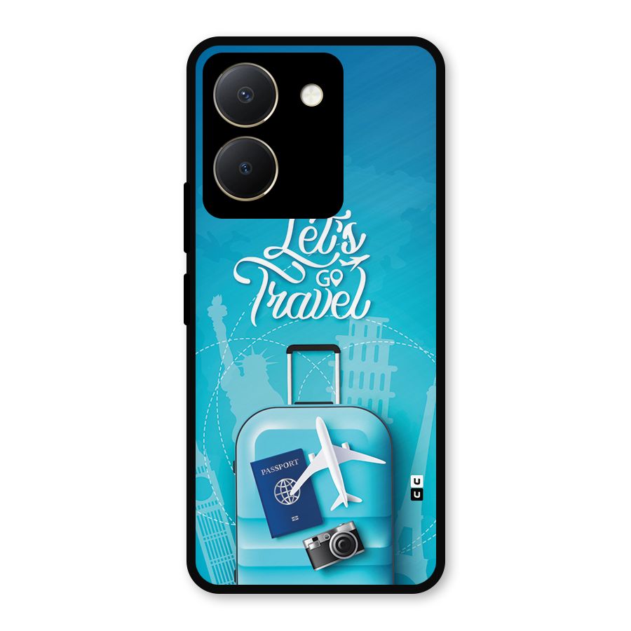 Awesome Travel Bag Metal Back Case for Vivo Y36