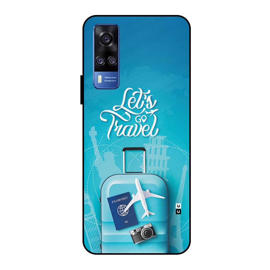 Awesome Travel Bag Metal Back Case for Vivo Y51