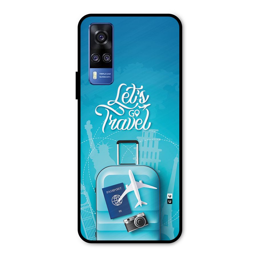 Awesome Travel Bag Metal Back Case for Vivo Y51A