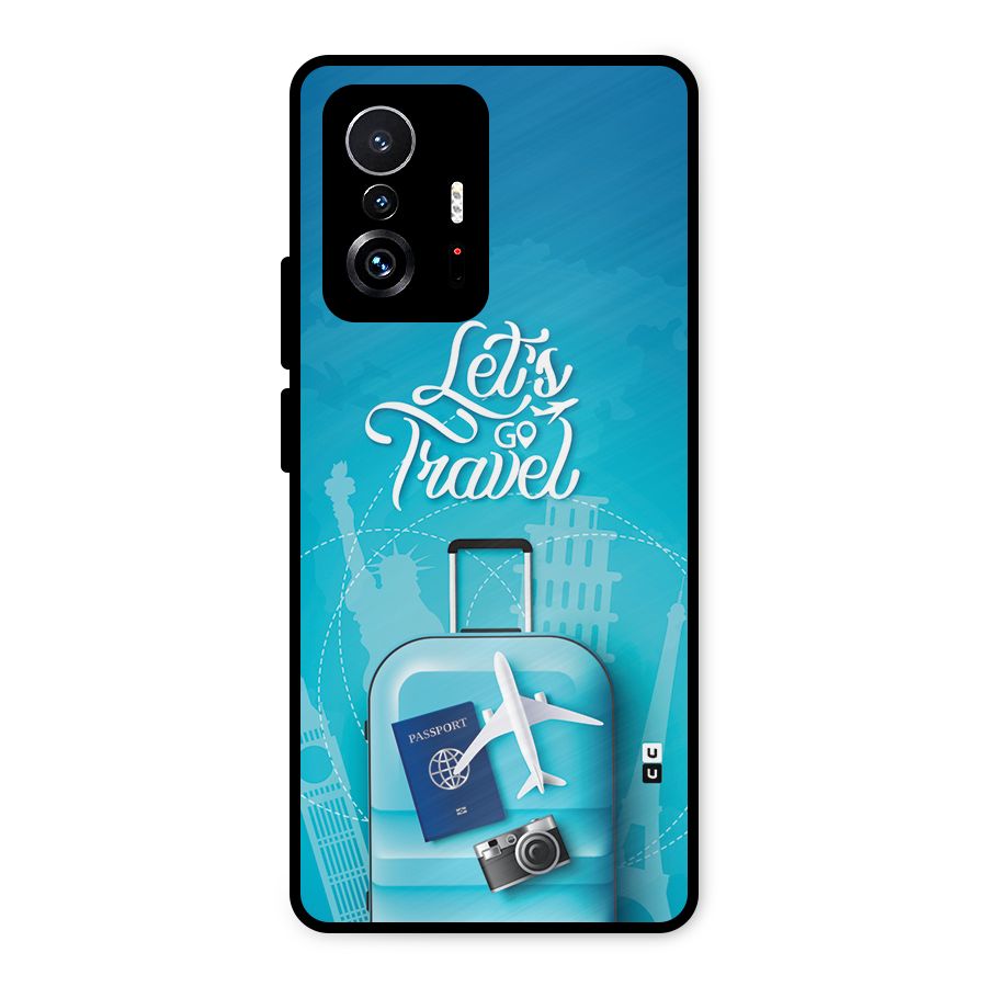 Awesome Travel Bag Metal Back Case for Xiaomi 11T Pro
