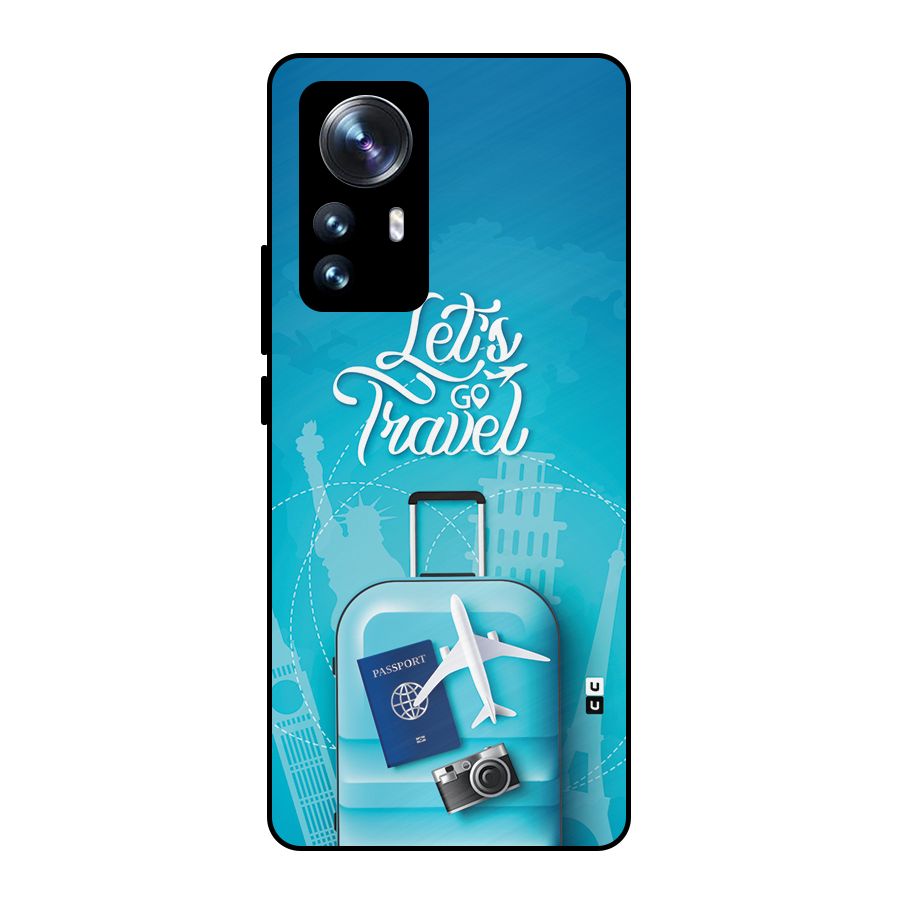 Awesome Travel Bag Metal Back Case for Xiaomi 12 Pro